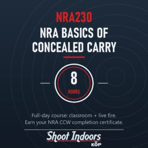 NRA230 – NRA Basics of Concealed Carry (FULL DAY)